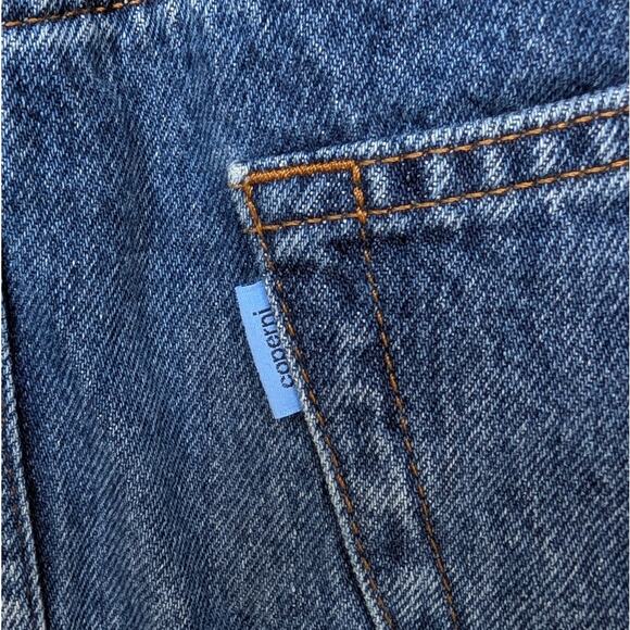 Coperni Blue Denim Paint-splatter Mini Wrap Skirt, Size 8 - Picture 6 of 10